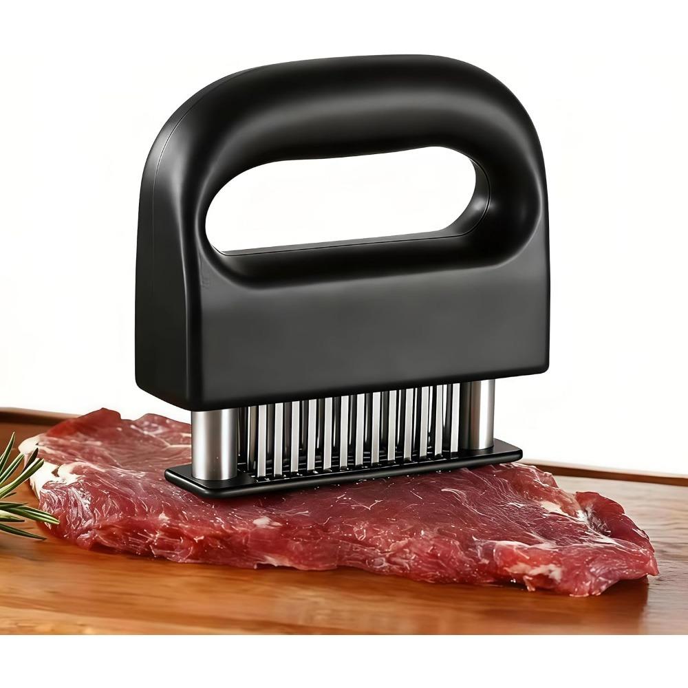 Ultra Sharp 48 Needle Meat Tenderizer Stainless Steel Tool for Beef Pork Turkey Fish Tenderizing Kitchen Cooking Accessories