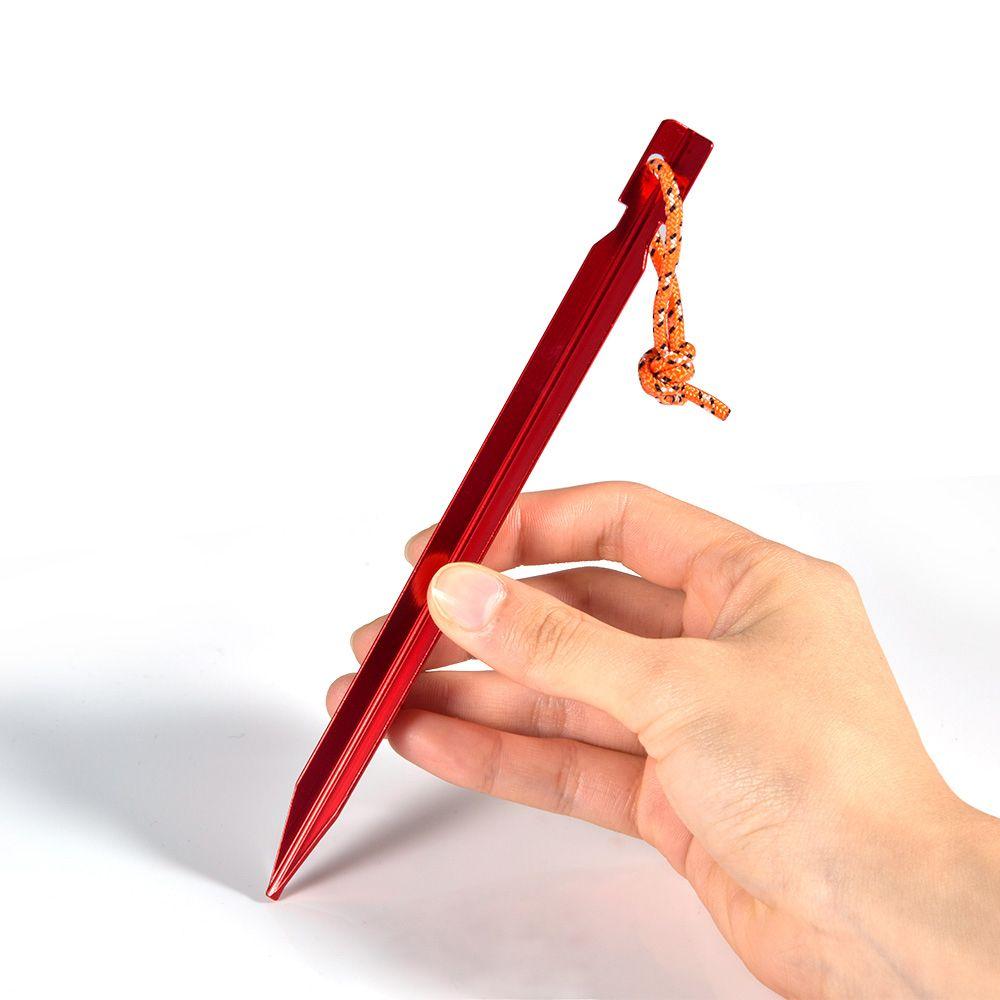 5/10pcs 18cm Ultralight Aluminium Alloy Strong Camping Hiking Tent Peg Stakes Triangular Stake Nail