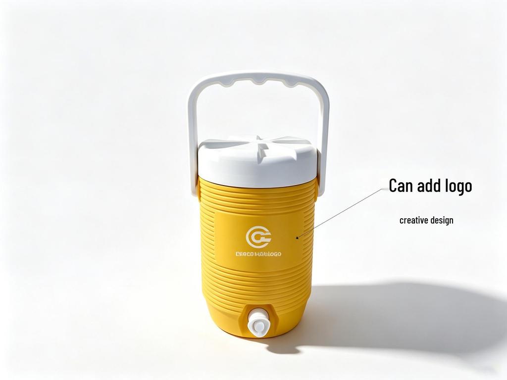TOPRIXEL 3D-Printed Multi-Color Insulated Beverage Bucket with Faucet - Portable and Logo-Optional