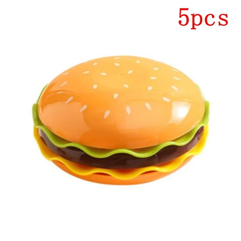 

Набор тарелок для гамбургеров, штабелируемый, с забавными контейнерами для соусов, 6 слоев, мини-тарелка для ужина, высококачественная тарелка для костей, Декор стола