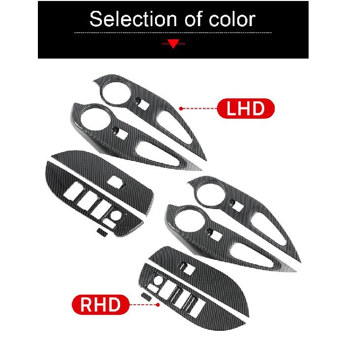 For Toyota Corolla Cross XG10 2021 2022 2023 2024 2025 Hybrid Car Window Glass Lift Switch Button Panel Trim Cover Accessories