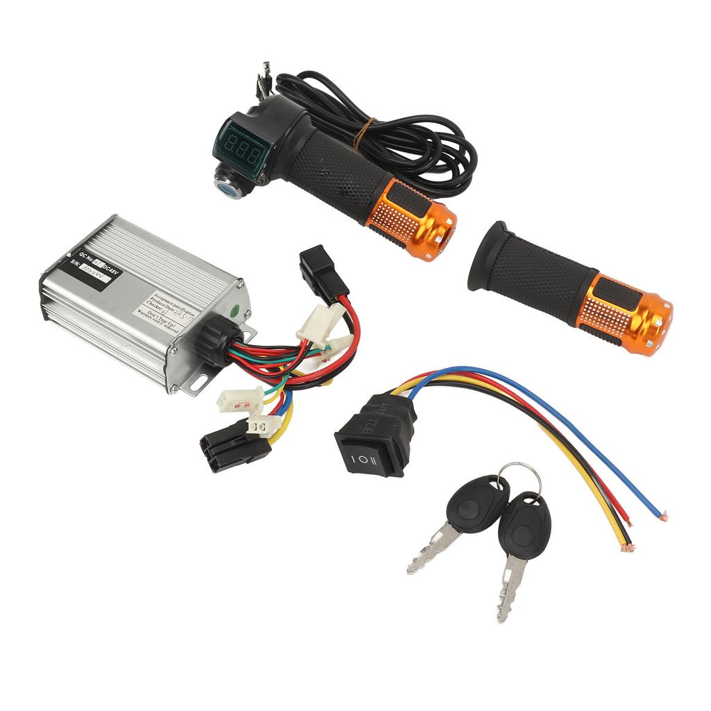 48V 1000W Electric Bike Controller 20A Reverse Switch Universal Electric Scooter Bicycle Throttle Grip Electric Bike