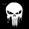 Stickers Car Sticker Self-adhesive Waterproof PET Reflective Material Skull Bloody Design for