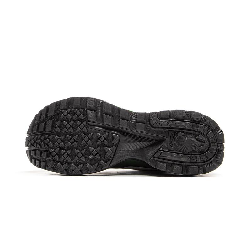 Li Ning CF Trail Pohodlné Módní Tlumící Protiskluzové Odolné proti Opotřebení Nízké Trekové Boty Unisex Trekové Boty Šedá Zelená AHTU023-8