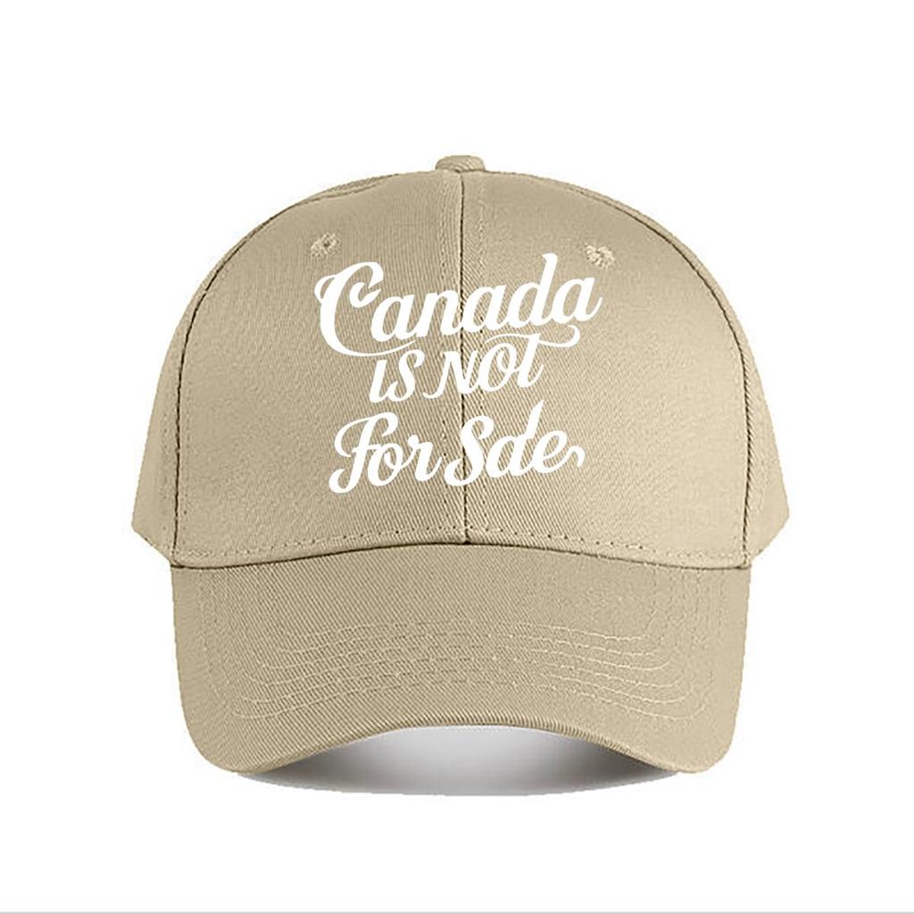 Canada Is Not For Sale Graphic Baseball Cap Fashion Unisex Sunhat Womens Outdoor Sports Snapback Cap