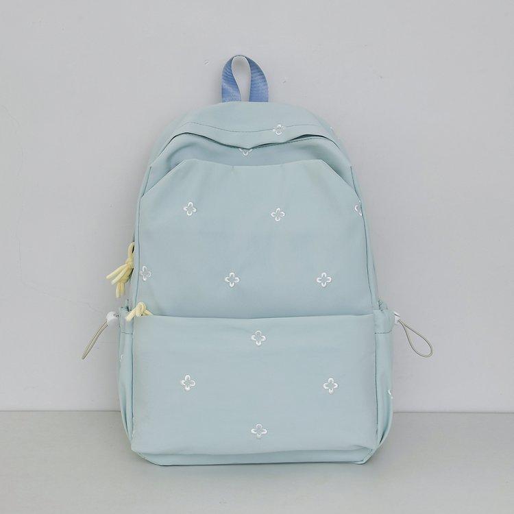 Schoolbag junior high school girls schoolbag ins high value student class backpack light travel backpack high school student computer bag