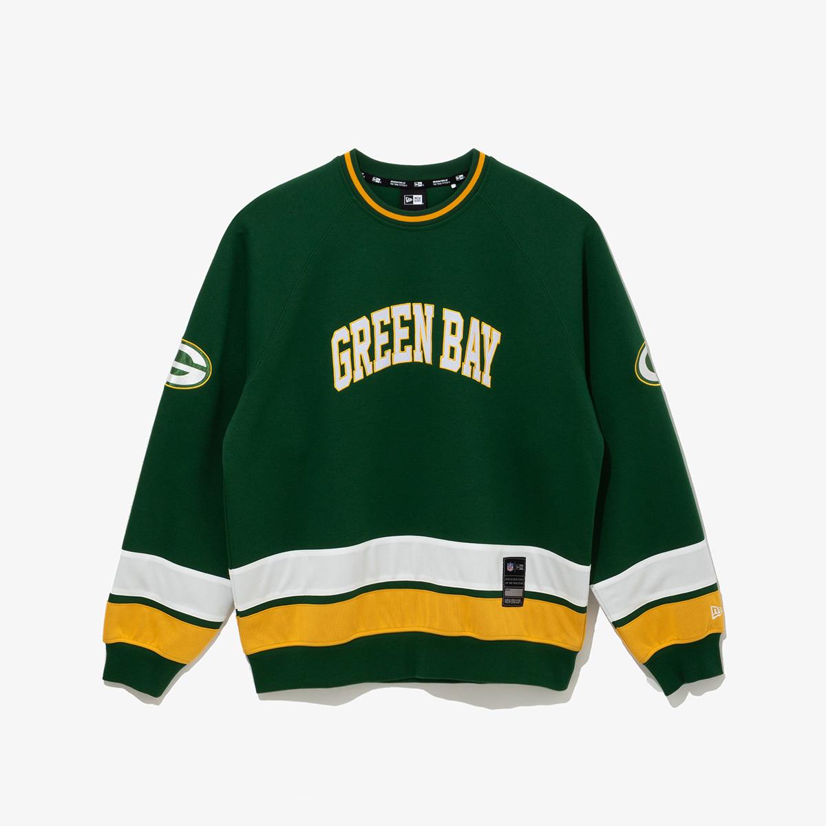 Толстовка New Era NFL Green Bay Packers Глубокий зеленый 14741997 Deep Green/Xl