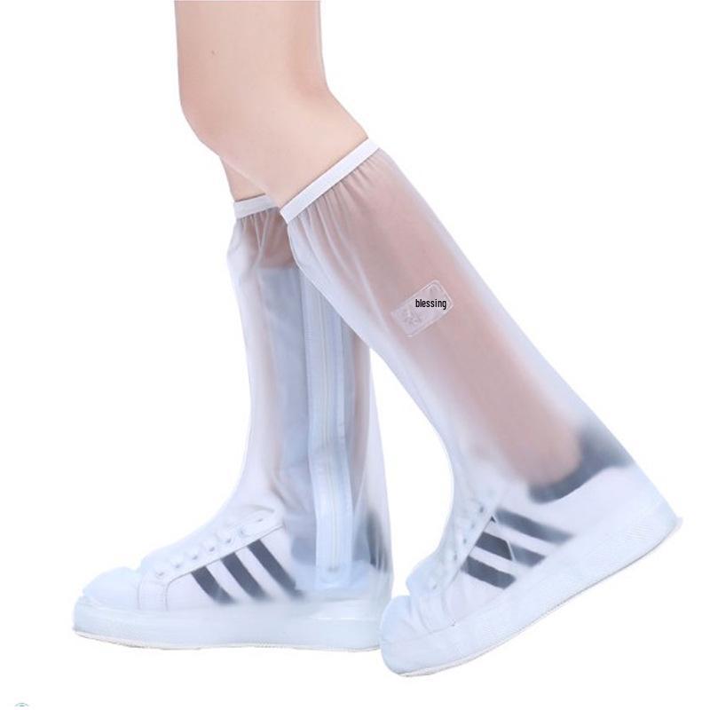 Men's & Women's Non-Slip Waterproof Overshoes - Thick, Wear-Resistant, High-Top Rain Boot Covers for Children & Adults