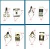 100x Car Dashboard Audio DVD GPS Center Console Panel Metal Fastener Screw Clips