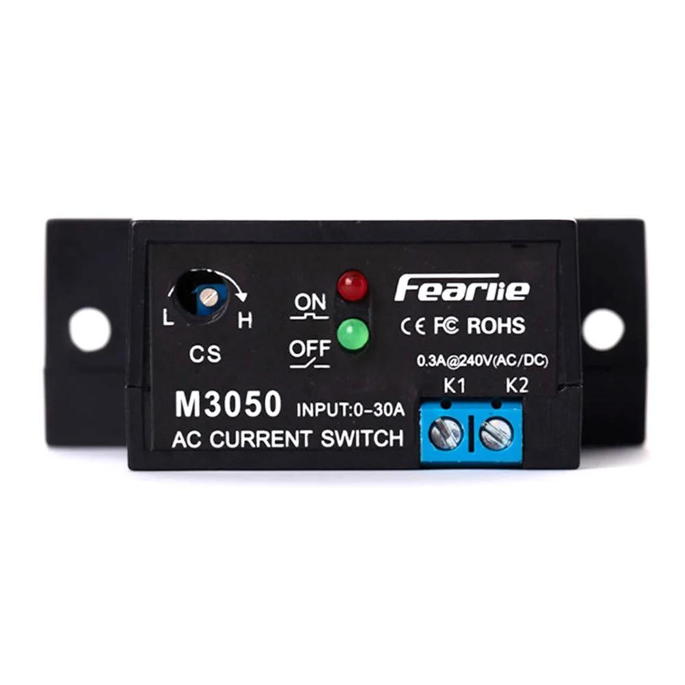 

M3050 AC Sensing Switch 220V Current Detection Switch Alarm Module Transformer Adjustable AC Current Normally Open/Close