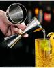 45ml/60ml (1.5oz/2oz) Jigger Cup, Cocktail Measuring Cup, Stainless Steel, Milliliter (ml) and Ounce (oz) Measuring Cup with Graduations