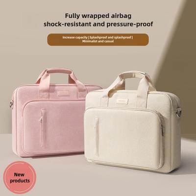 Custodia Borsa per Laptop 13.3 14 15.6 17.3 Pollici Impermeabile Borsa per Notebook per Macbook Air Pro 13 15 Borsa a Tracolla Borsa da Lavoro per Computer