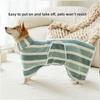 Pet Bathrobe With Coral Fleece Absorbent Towel For Dogs And Cats