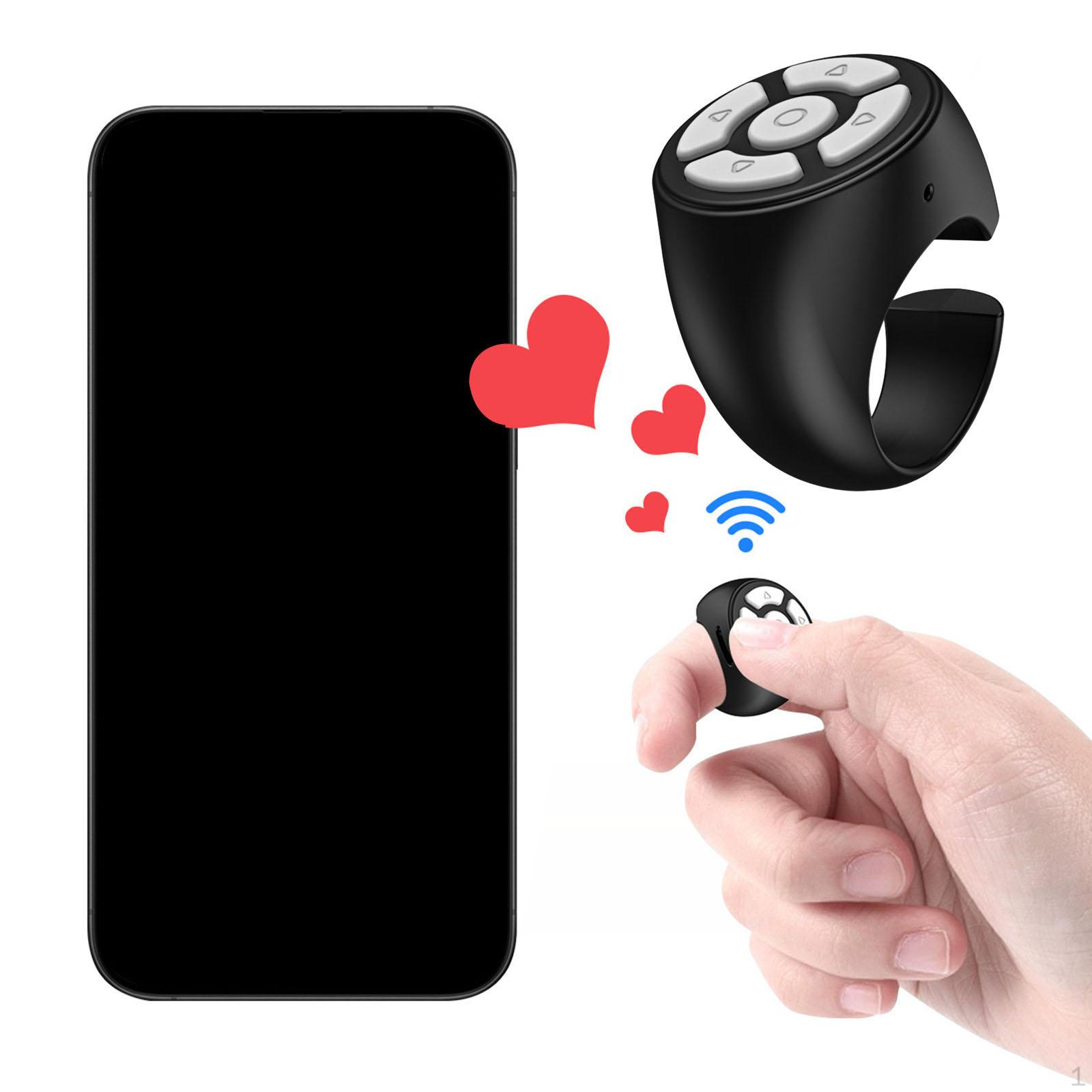 

Мини-кольцо дистанционного управления Page Turner Finger с легким контроллером на кончике пальца для