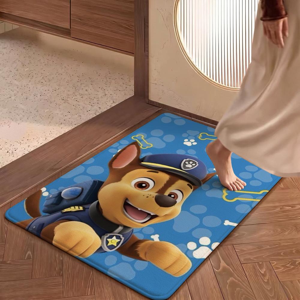 Happy Paw Patrol Pups Theme Rug Thick Nonslip Carpet For Hallway Balcony Study Home Decor Christmas Gift
