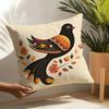 3 Blue Bird Home Decor Print Pillow Case Home Living Room Decoration Linen Pillowcover Pillow Cases Cushion Cover