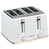 Four-Slice Honeycomb Toaster - White
