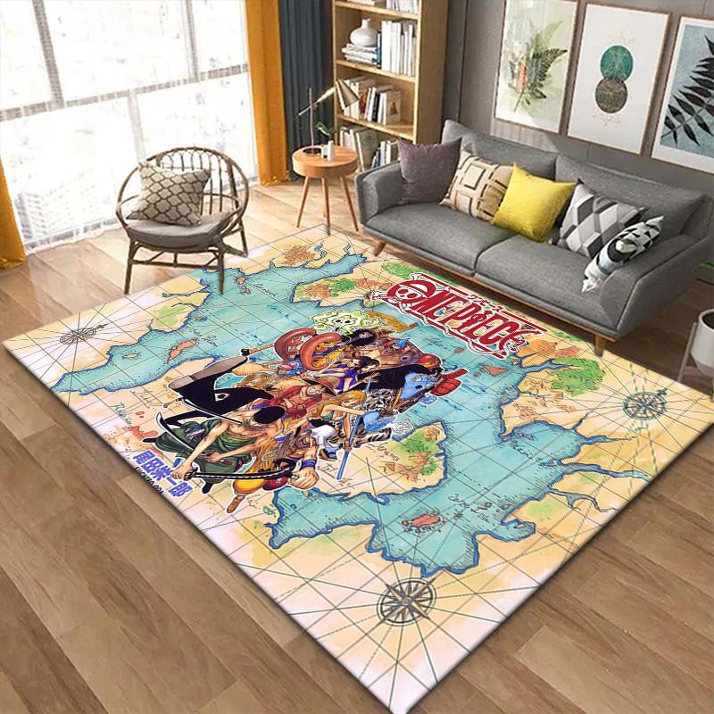 One Piece GameMat Carpet Rug for Living Room Bedroom Home Sofa Decoration,Kids play Non-slip Floor Mat