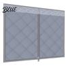 Reusable Window Insulation Winter Thermal Insulation Hook-and-Loop Cover with Zipper Quilted Energy Efficient Curtains Oxford Cloth for Cold