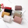 Portable Women Leather Wallet ple Design Foldable Change Purse Shopping Card Holder Carrying Bag Birthday Gift
