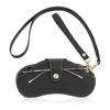 Retro PU Leather Handmade Glasses Bag Sunglasses Case Portable Myopia Frame Protector Simple Hanging Neck Wrist Storage Box