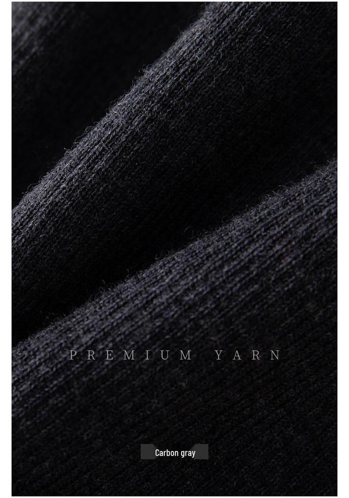 Women's Polo Collar 100% Wool Sweater: Autumn/Winter Cable Knit Stylish Base Layer