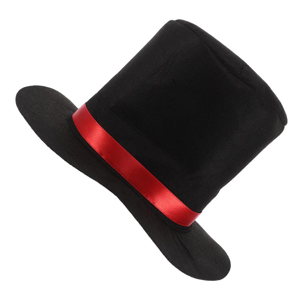 Snowman Hat Christmas Red Ribbon Soft Dress-Up Hat Holiday Winter Party Costume Festive Snowman Accessory Winter Hats Women