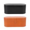 Hair Styling Tool Storage Bag Splash Proof Scratch Resistant PU Leather Portable Hair Dryer Carrying