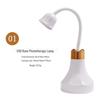 Rechargeable Portable Nail Lamp, Quick-Dry 18W Phototherapy Lotus Lamp for Nail Tips