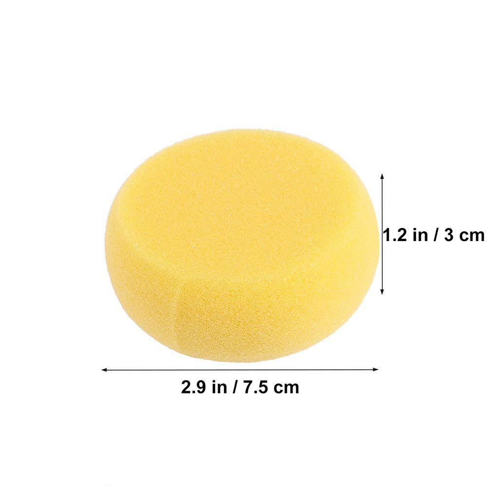 12PCS Cleaning Pottery Crafts Artist Brush Painting Sponge Round Synthetic Watercolor
