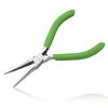 LEONTOOL Mini Long Nose Pliers, Micro Long Nose Pliers, Flat Pliers with Serrated Tips and Spring Attachment, 127mm, Compact and Lightweight, Perfect