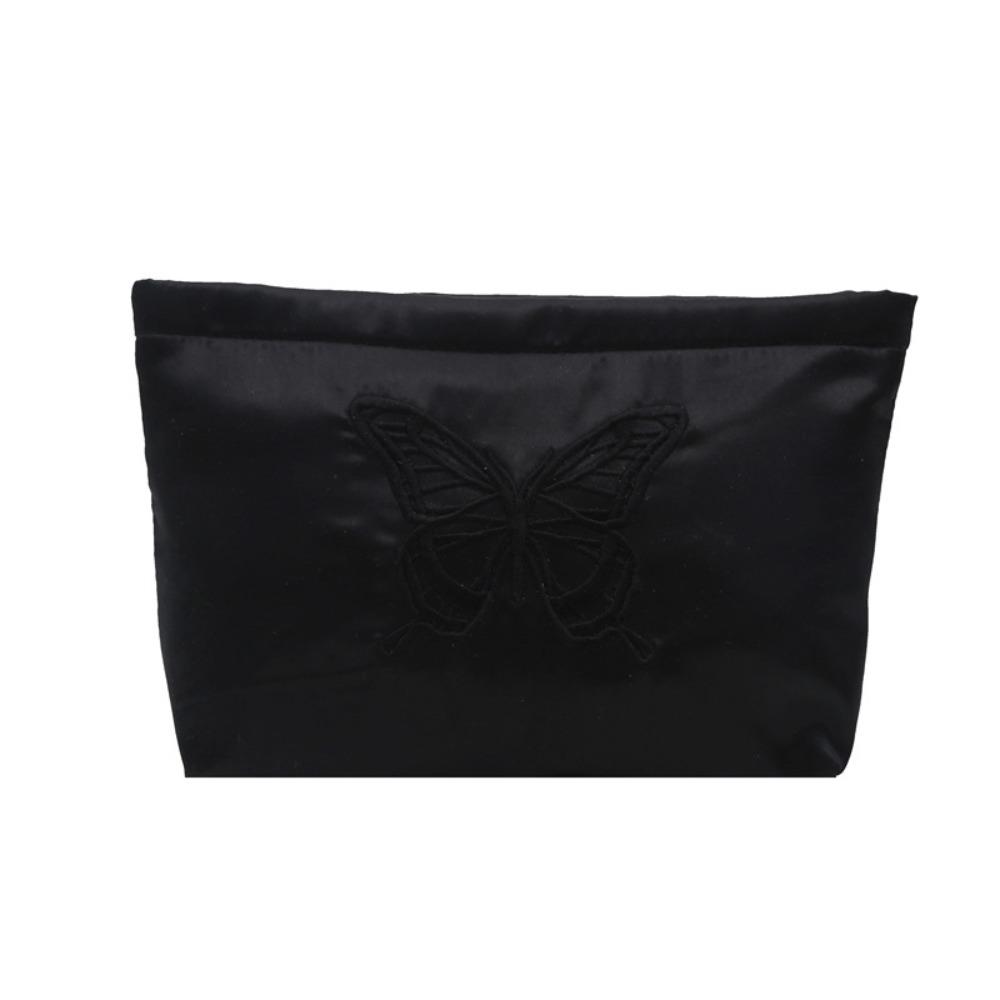 Large Capacity Women Clutch Bag Embroidered Party Banquet Bag Butterfly Cosmetic Bag  Travel