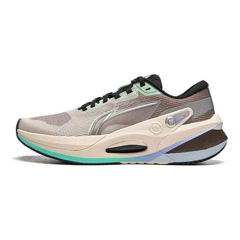 LiNing Furious Rider 7 V2 Men Beng Tech Breathable Cushion Running Shoes Gray Brown ARZU003-13 41