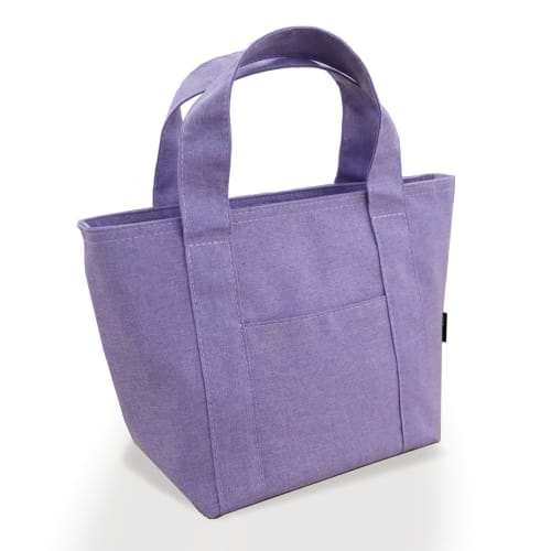 ARASAWA Washable Insulated Lunch Bag, Cool and Thermal, Washable, Simple, Stylish, Compact, for Men and Women (Lavender)