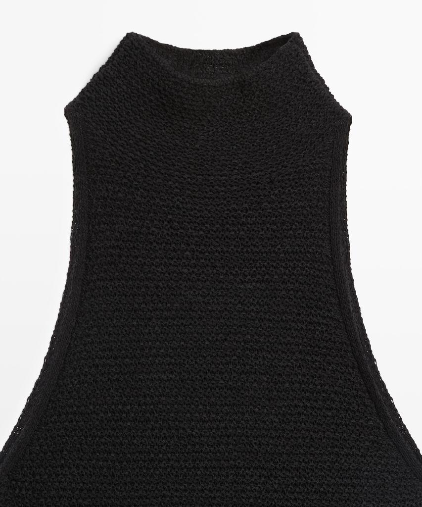 Masimodutti Combination Midi Dress