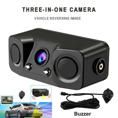 Car Accessories Parking Camera with Rador Sensor Night Vision Recording 170 Degrees Car Rearview Camera for Van
