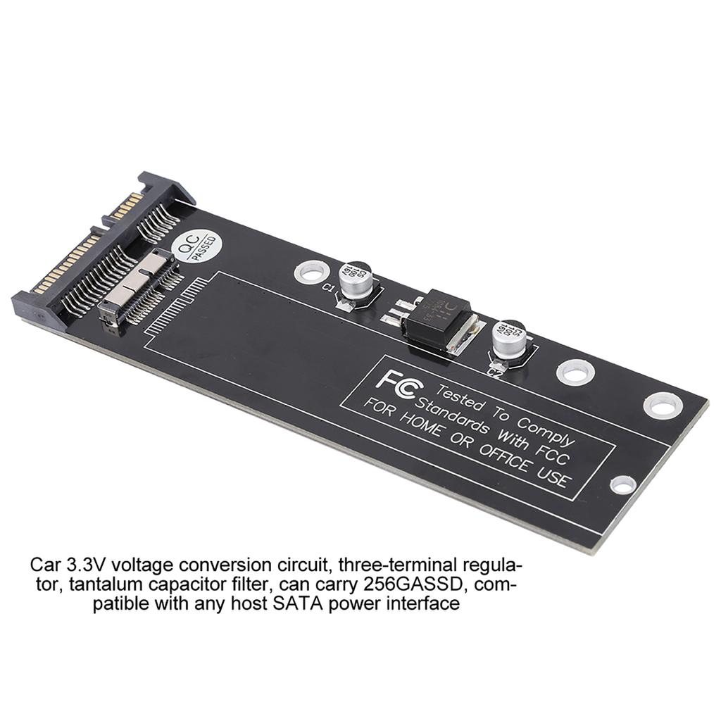 12+6pin To 22Pin SATA Hard Disk Drive Converter Adapter Card for Macbook 2010 2011 SSD PCBA