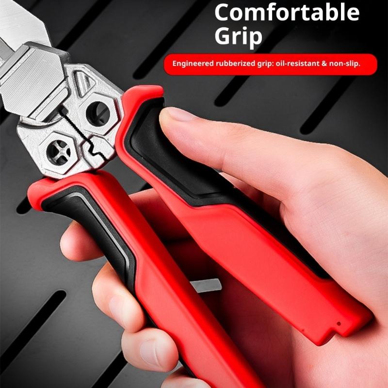 Wire Stripping Plier with Electricity Measurement Electrician Plier 9 In 1 Multifunctional Wire Stripping Plier