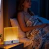 Luz de Leitura Plana LED 3W 3 Temperaturas de Cor Dimerizável Contínuo Painel Transparente Luminária de Placa com Temporizador para Leitura Noturna