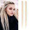 2Pcs Ombre Synthetic Hair with Hair Clip Hippie Dreads Hairpiece  for Hip Hop and Music Festivals