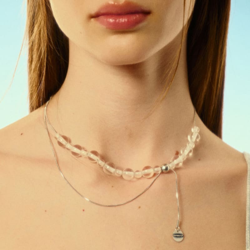 SENTIMENTS NO.520 [SILVER] NECKLACE