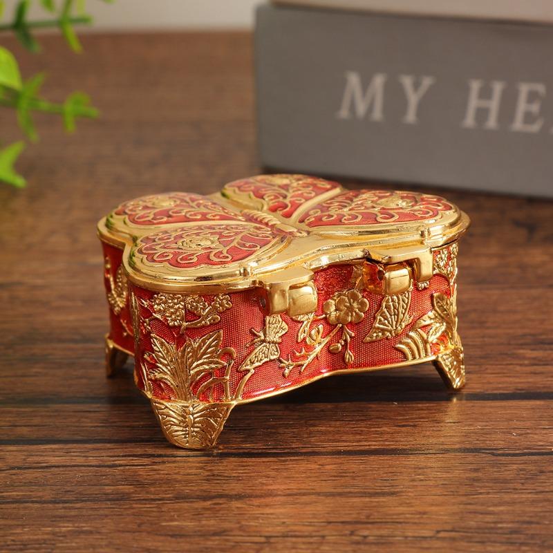 Jewelry Box - Metal Butterfly Jewelry Box - Zinc Alloy Jewelry Storage Box - Princess Jewelry Box - Gift Box