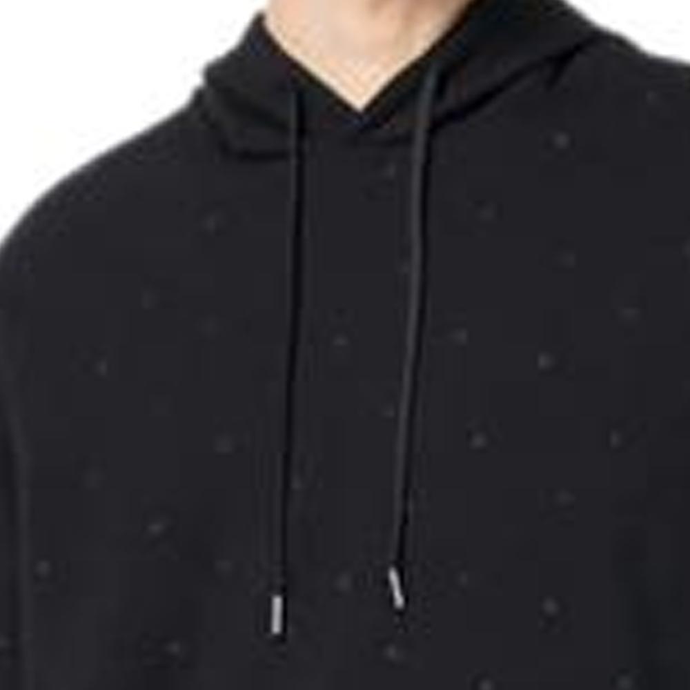 Emporio Armani Sweatshirts Men's Black Hooded Moderate Other 6L1M79-1JHSZ-0012
