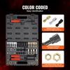 49PCS Thread Chaser Set UNC UNF Metric Thread Restorer Tool Rethreading