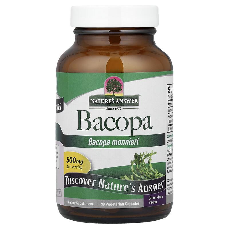 Bacopa, 500 mg, 90 Vegetarian Capsules