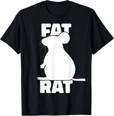 Fat Rat Funny Rat Saying Big Fancy Rats Pet Rat T-Shirt
