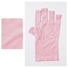 Yousheng 1 Pair Fingerless Nail Gloves Elastic Breathable Professional Nail Art Skin Care Polyester Nail Lamp Light Anti UV Gloves Manicure Tools