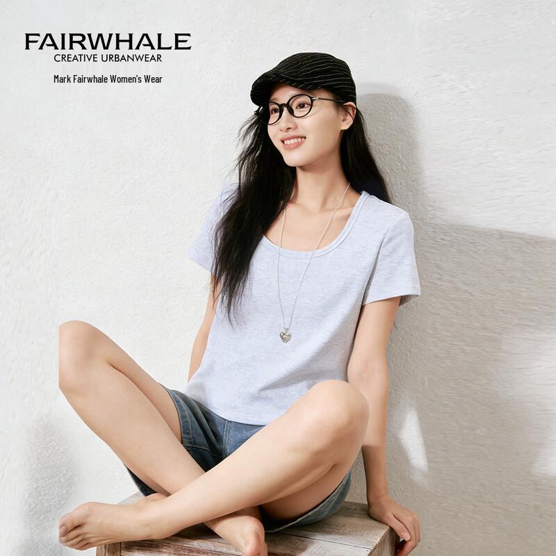 Mark Fairwhale Women s Basic Crewneck Short Sleeve T-Shirt L