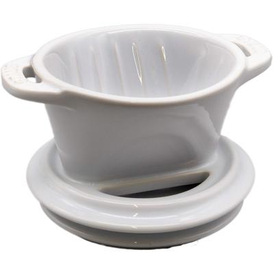 Staub Glossy White Coffee Dripper, Ceramic, 1-2 Cup Capacity, White, Product Number: 40508-535, Officially Sold In Japan