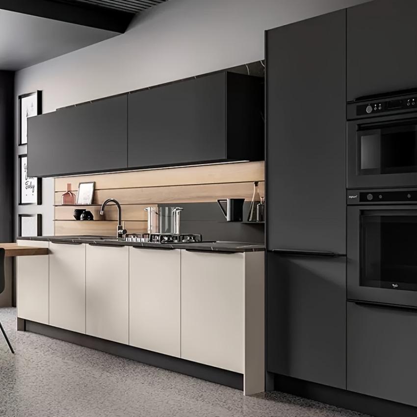 60CM Peel and Stick Vinyl Wallpaper Matte Black Gray White Removable Thick Contact Paper for Walls Kitchens Countertops Cabinets